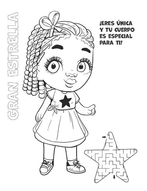 Spanish coloring book page 1
