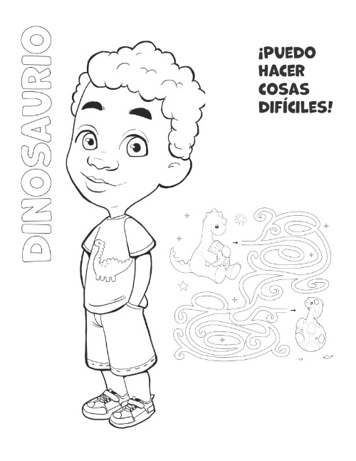 Spanish coloring book page 2