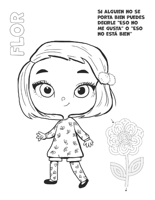 Spanish coloring book page 3