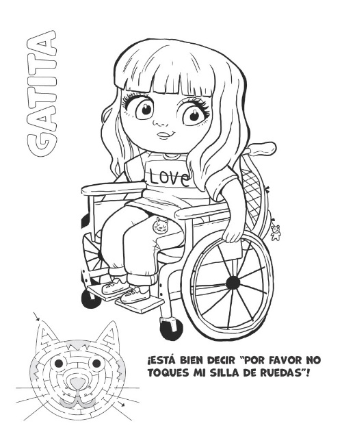 Spanish coloring book page 4