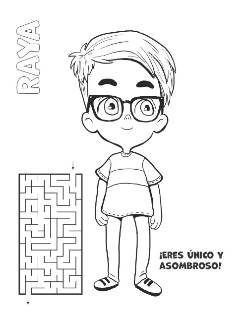 Spanish coloring book page 9